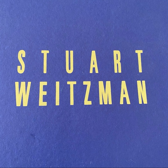 Stuart Weitzman Navy Kid Quasar Heels - Picture 11 of 12